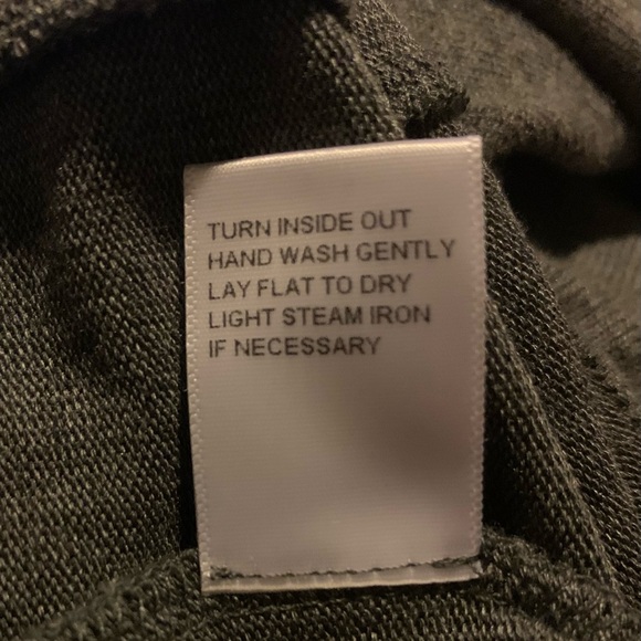 Johnny Was Calme Tunnel Neck Drawstring Crop Sweater in Grey size Small NWT - Picture 11 of 14